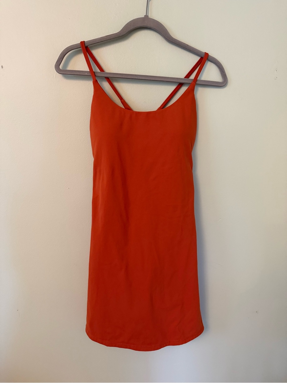 HALARA Rust Orange Easy Peezy Active Dress with Skort